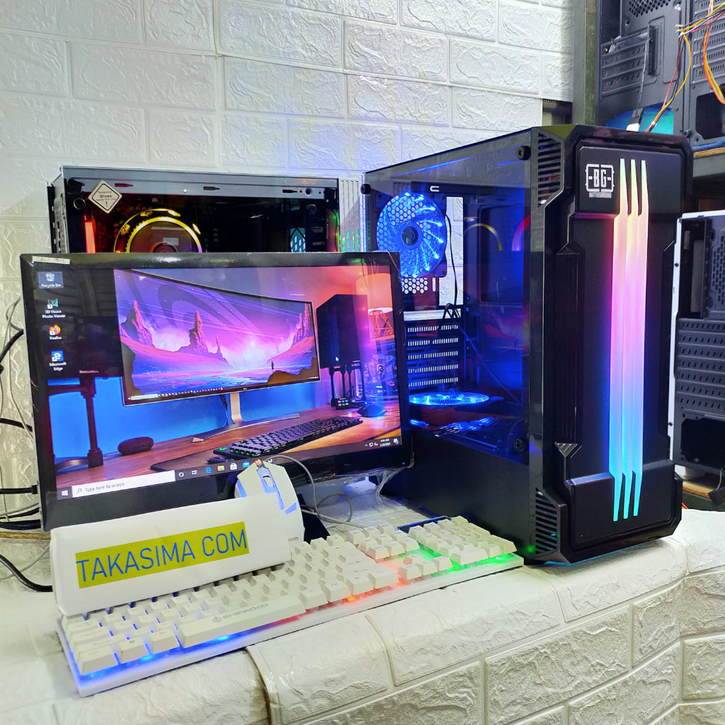 Pc Gamer Fácil Intel Core I5 9400f, Geração 9, 8GB RAM, SSD 240GB, Amd
