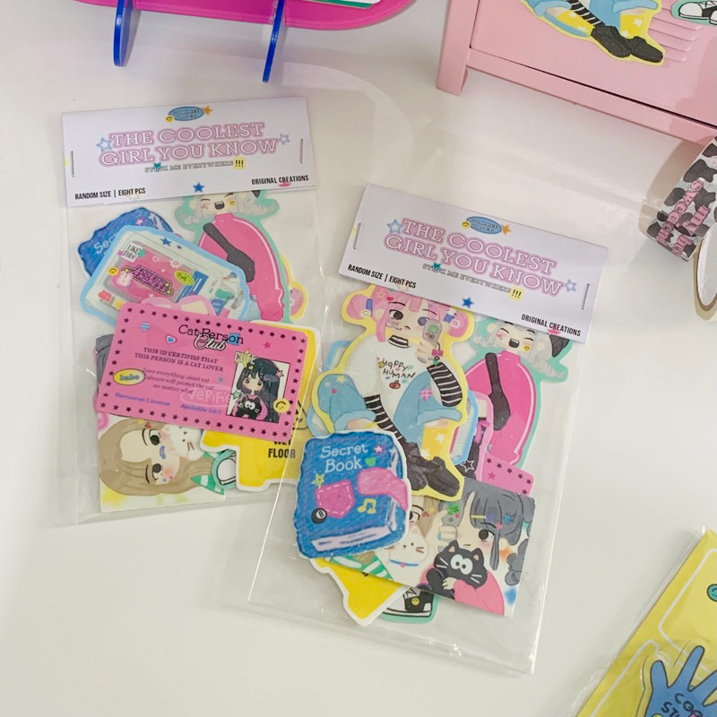 Jual Summer Tapes - The Coolest Girl You Know Sticker Pack/Seal sticker ...