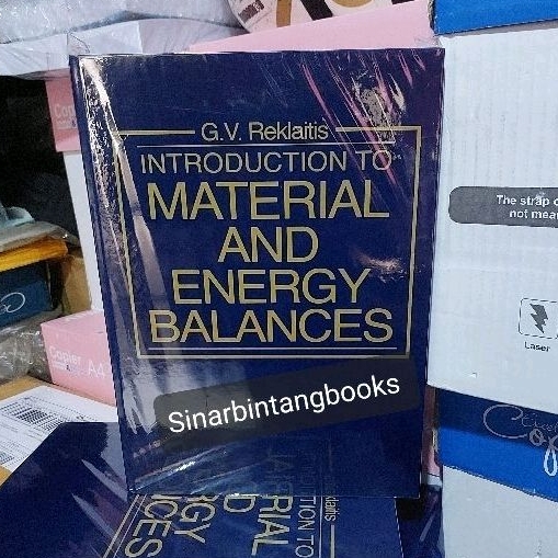Jual Buku Introduction To Material And Energy Balances Shopee Indonesia