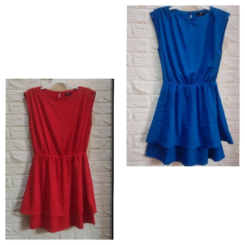 Jual Gaun mini dress Mint Ruffle by H*M | Shopee Indonesia