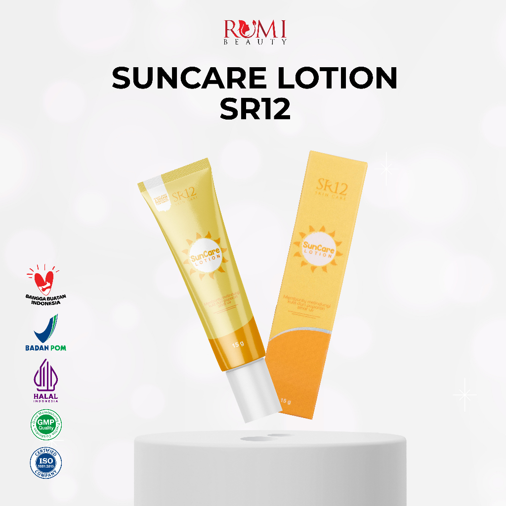 Jual SR12 SUNCARE LOTION SPF 25++ Melembabkan Mencerahkan Melindungi Wajah Dari Efek Buruk Sinar
