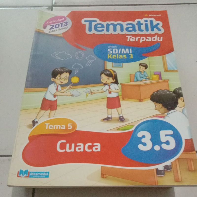 Jual BUKU TEMATIK TERPADU SD MI KELAS 3 TEMA 5 CUACA | Shopee Indonesia