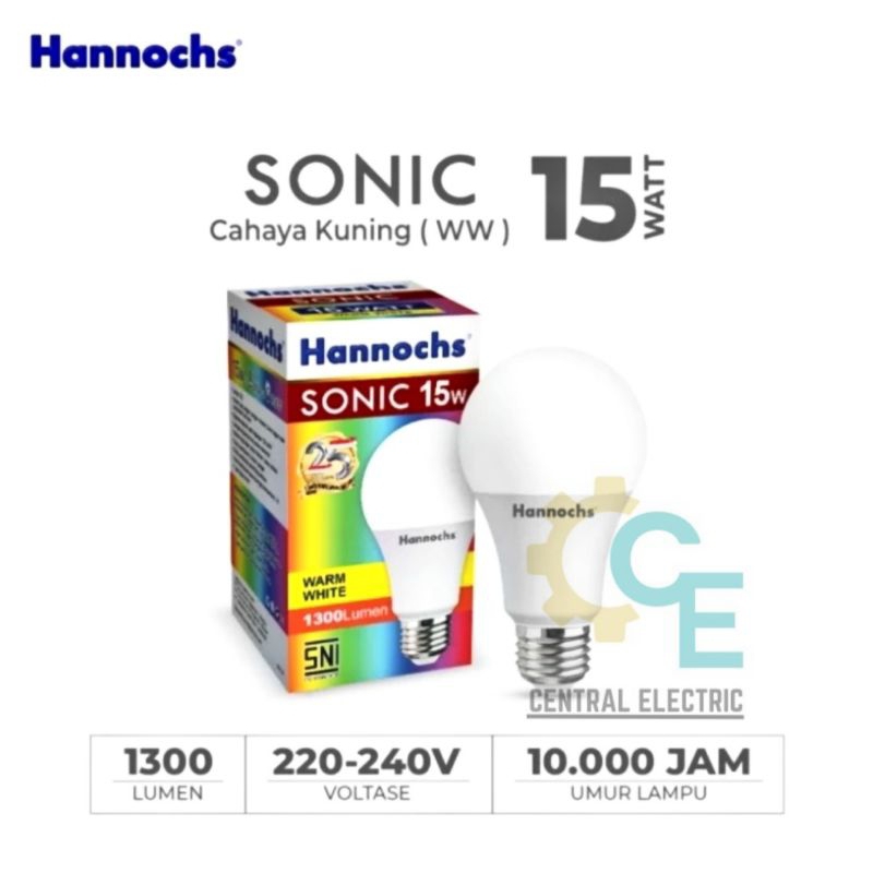 Jual Led Hannochs Sonic 3w 5w 7w 9w 12w 15w - Lampu Hannochs Sonic Led ...