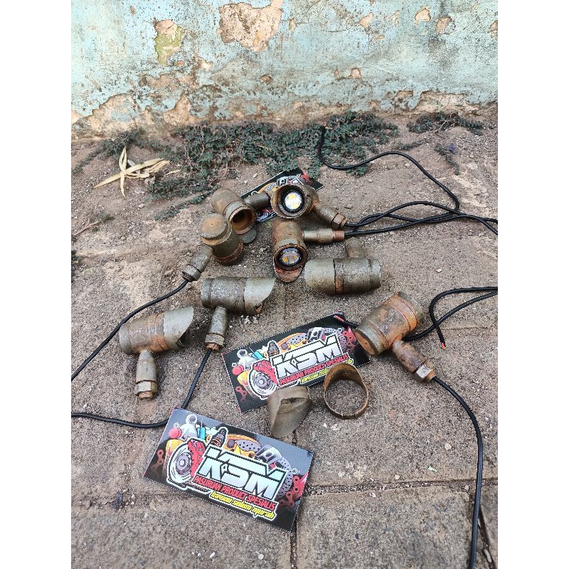 Jual sein LED besi topi teyeng /Karat(model topi mentah )sein LED cb