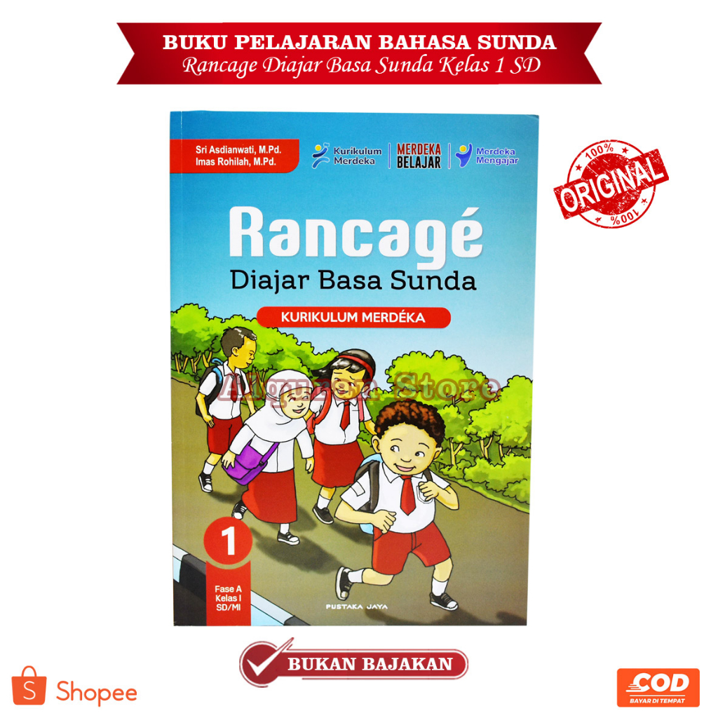 Jual TERBARU Buku Bahasa Sunda Kelas 1 SD Kurmer Rancage Diajar Basa ...