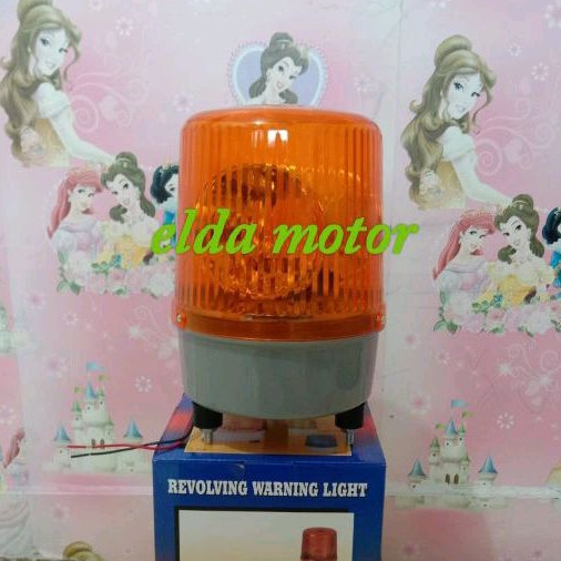 Jual Lampu Rotari Rotary Warning Light Lampu Darurat 6 inchi 24V Warna ...
