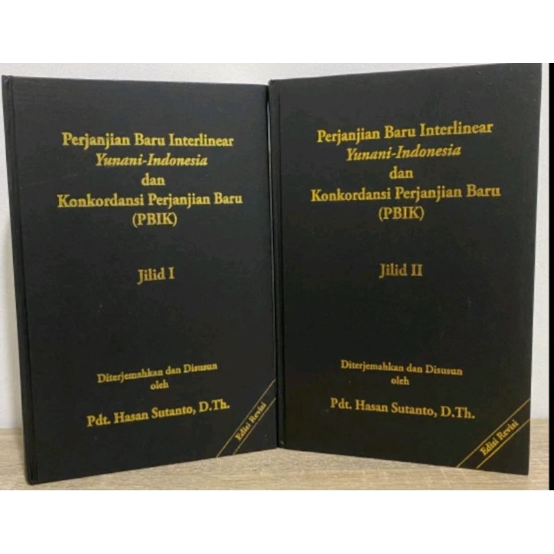 Jual Perjanjian Baru Interlinear Yunani Indonesia & Konkordansi ...