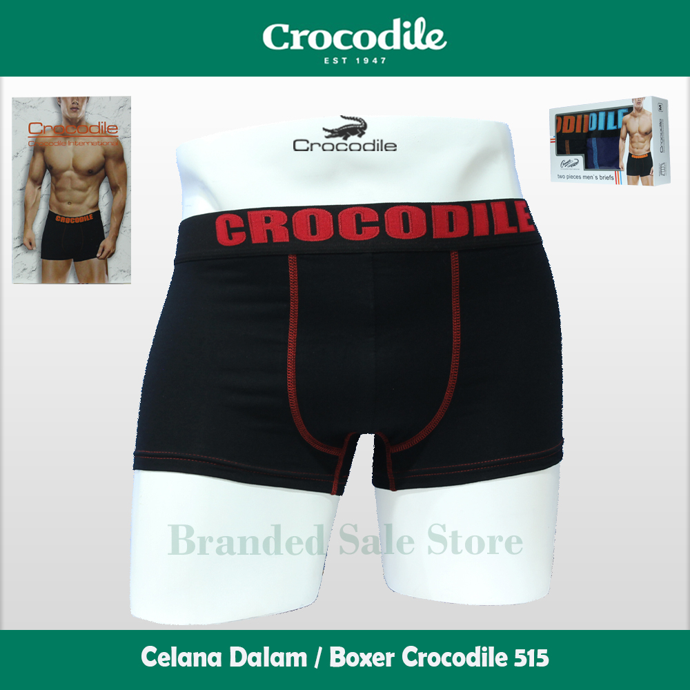 Jual Celana Dalam Pria / Boxer Pria Crocodile 555-515 (Isi 2 /kotak ...
