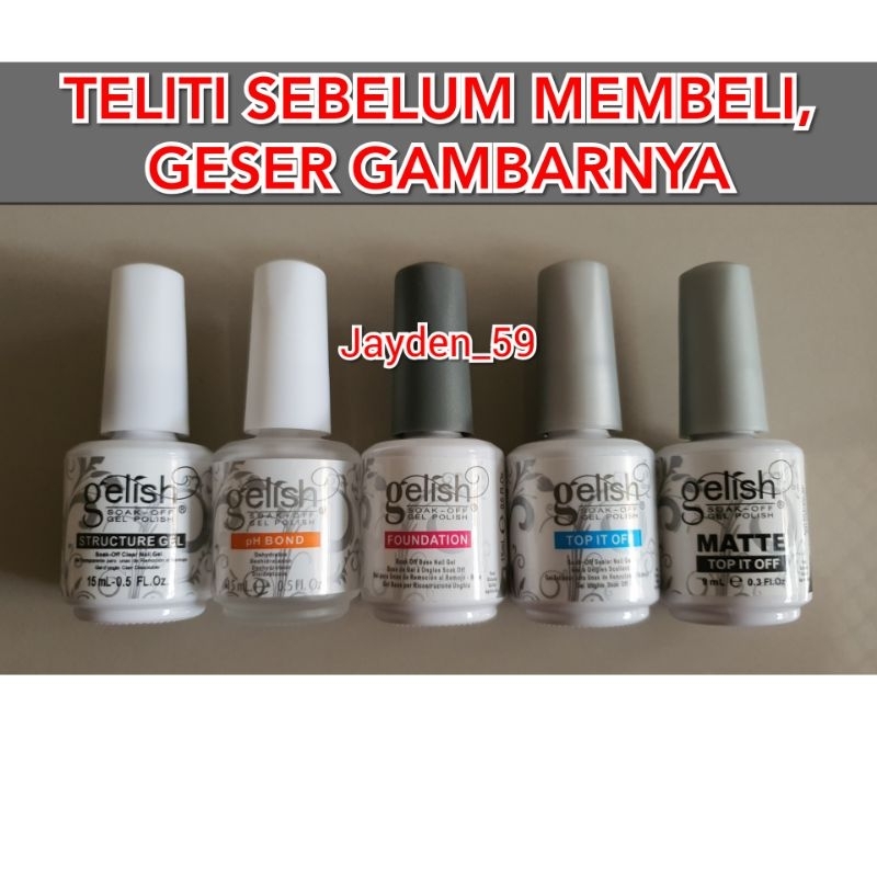 Jual CUCI GUDANG!!! KUTEK GEL HARGA SATUAN Gelish Structure / pH Bond