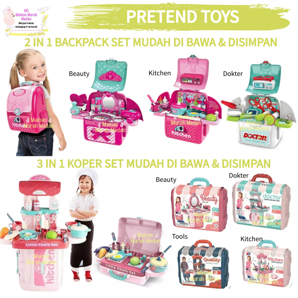 Jual Mainan Murah Medan - Mainan Kitchen Play Set Little Chefs Set ...