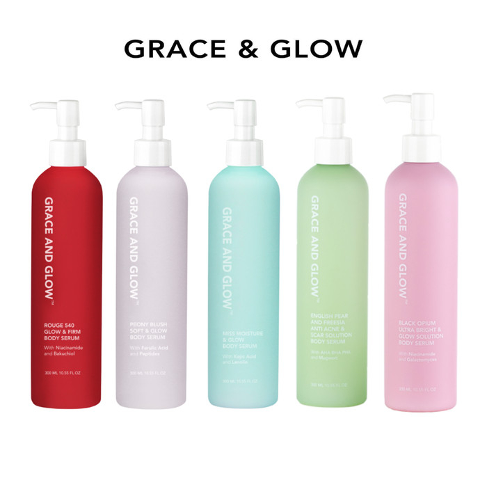 Jual Grace And Glow Body Serum 300ml Shopee Indonesia