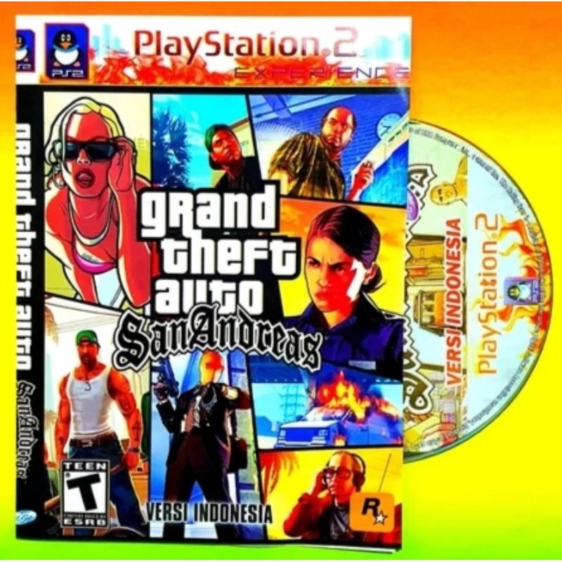 Jual Kaset Ps 2 Grand Theft Auto Sanandreas Kaset Video Game Ps2 Gta