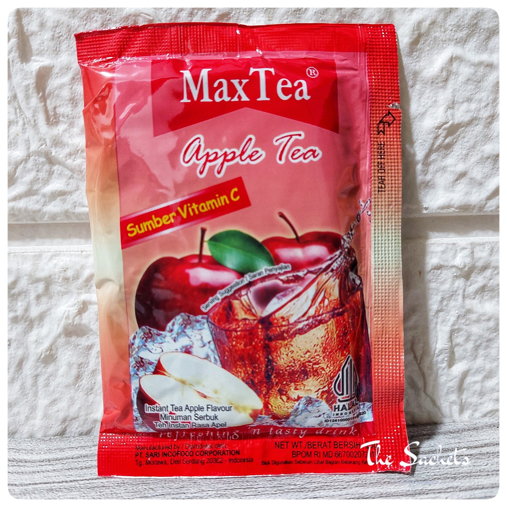 Jual MaxTea Tarik Jahe Lemon Peach Apple Tea Sachet | Shopee Indonesia