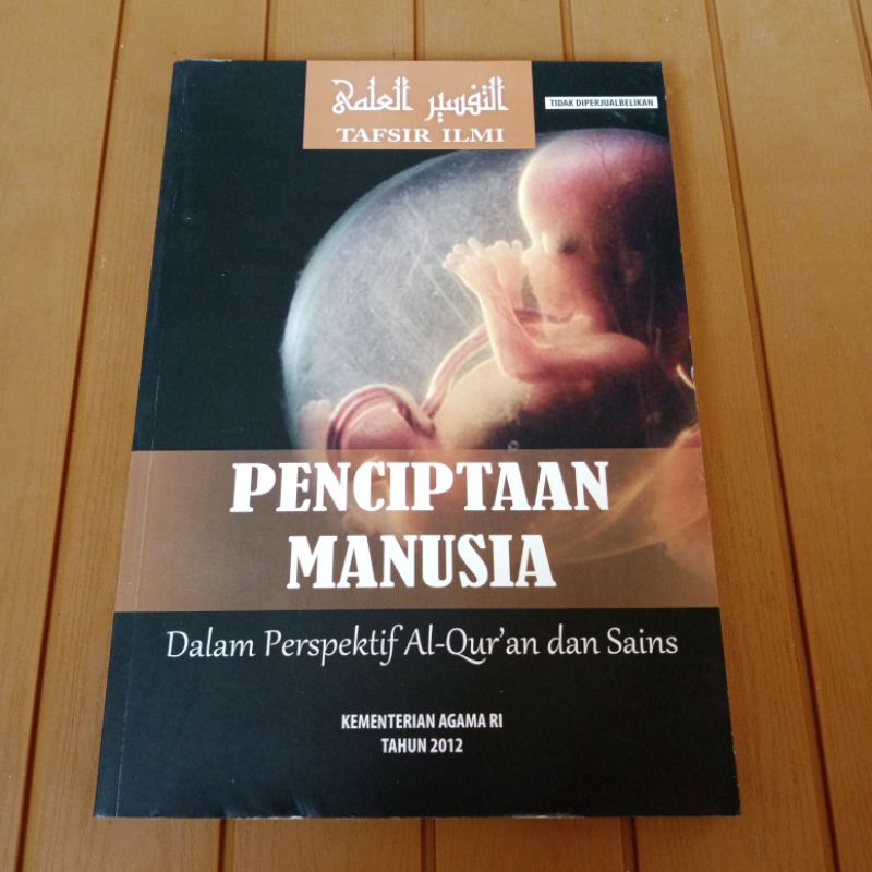 Jual Tafsir Ilmi Penciptaan Manusia Dalam Perspektif Al Quran Dan Sains Shopee Indonesia 9182