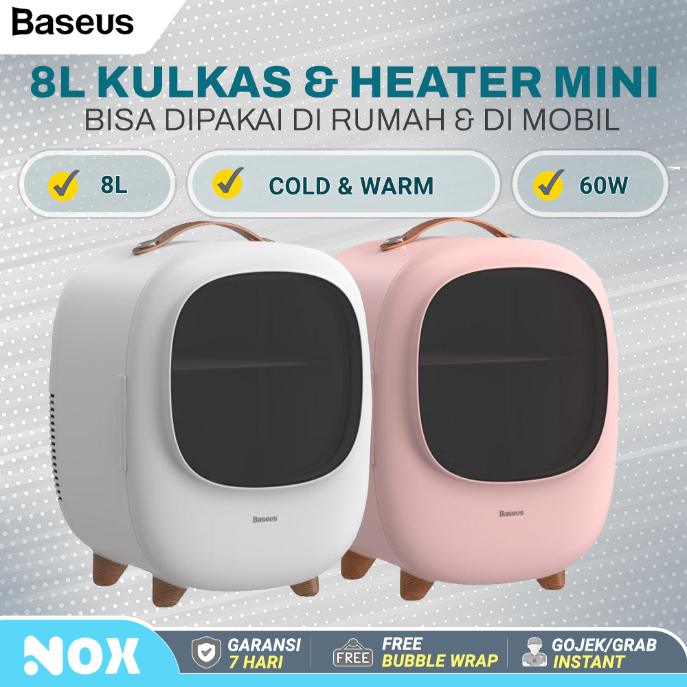 Jual 8L Kulkas Baseus mini refrigerator heater pemanas minuman makanan ...