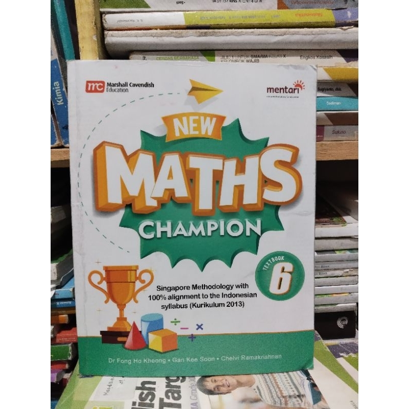 Jual BUKU MATEMATIKA/NEW MATH CHAMPION 6/TEXTBOOK 6 | Shopee Indonesia