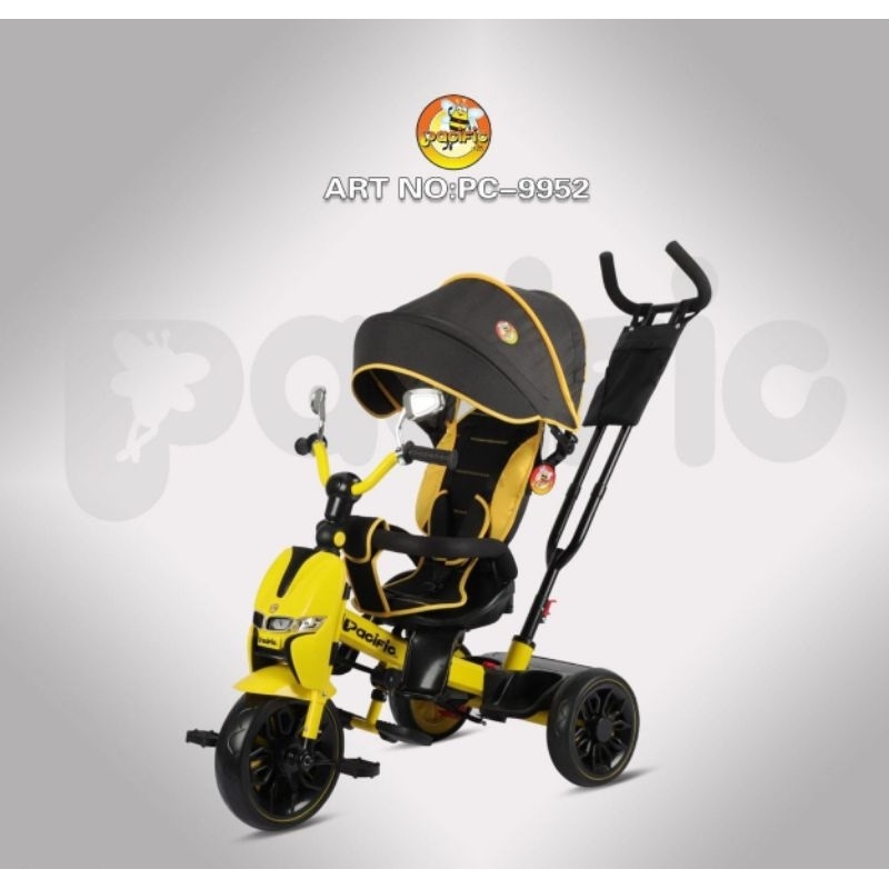 Jual Sepeda Roda Tiga 3 Anak Pacific PC 9952 Tricycle Stroller Stoler ...