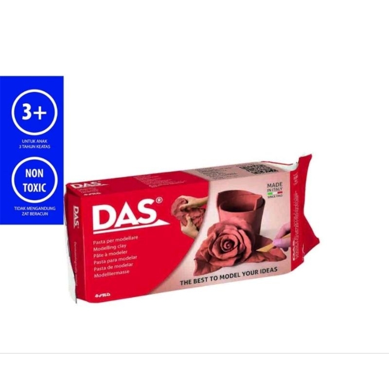 Jual DAS Modelling Materials Teracota 1000g | Shopee Indonesia