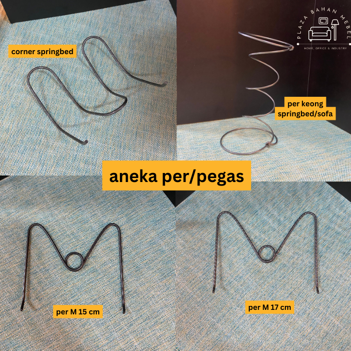Jual Aneka Per Sofa dan Springbed: Per M, Per Keong Springbed, Corner ...