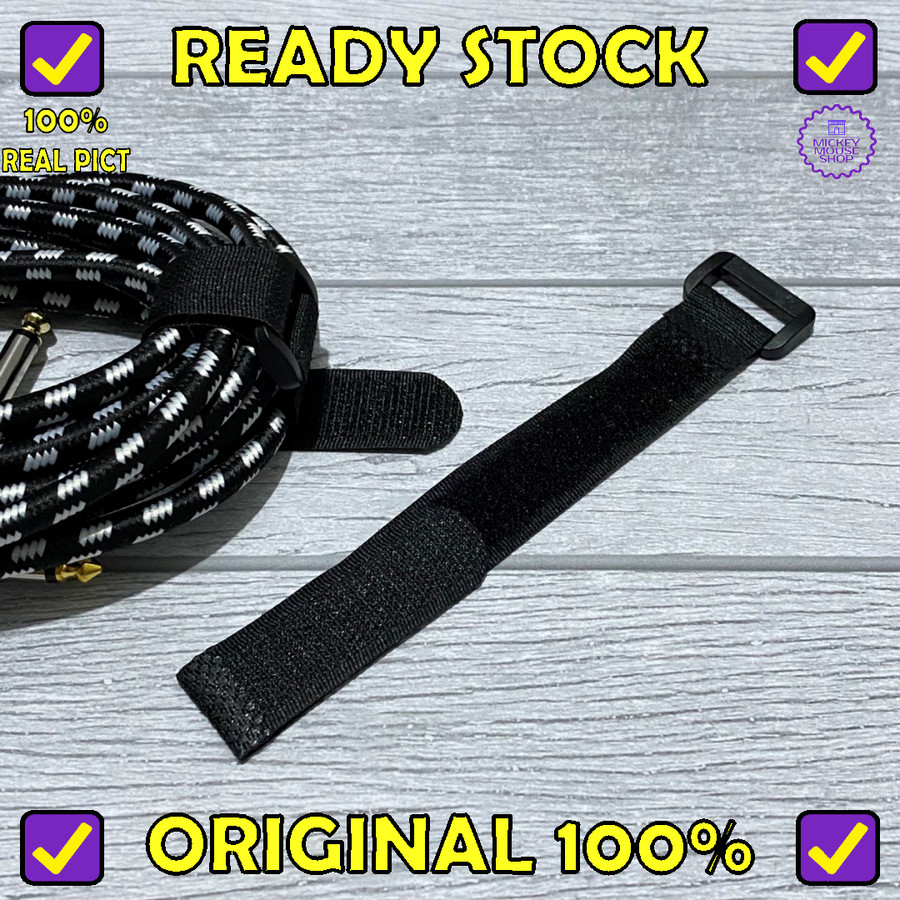 Jual Velcro Hook Loop Kabel Jack Jumper Efek Gitar Pedal Board Stompbox