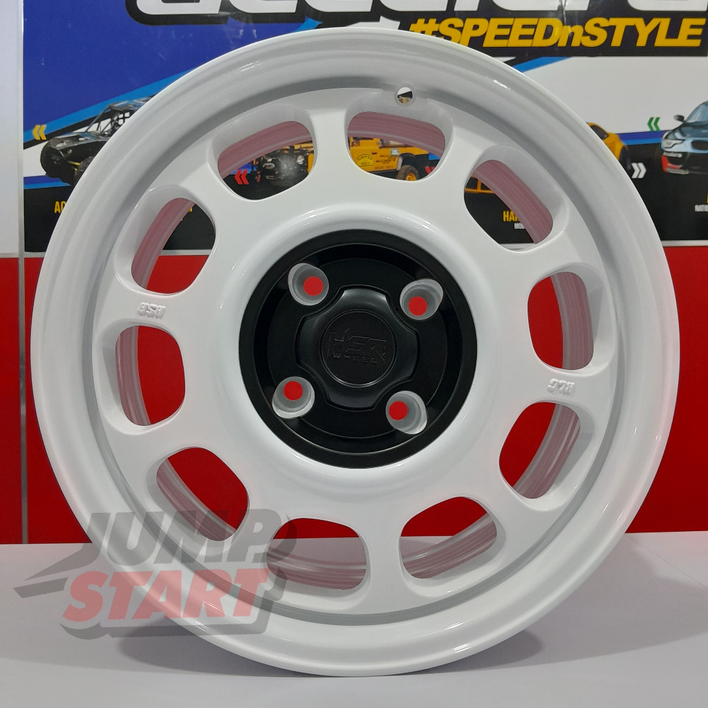 Jual Hsr Klg ring16 lubang baut pcd 4x114,3 warna putih lebar 7 velg ...