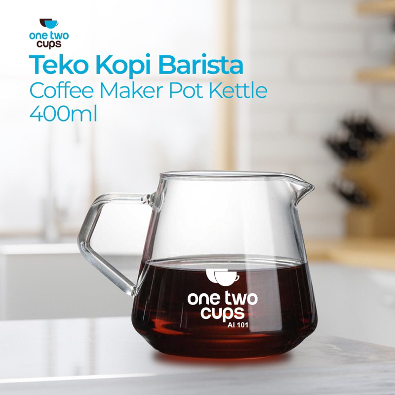Jual dripper server v60 driper v60 One Two Cups Coffee Maker Pot Kettle ...