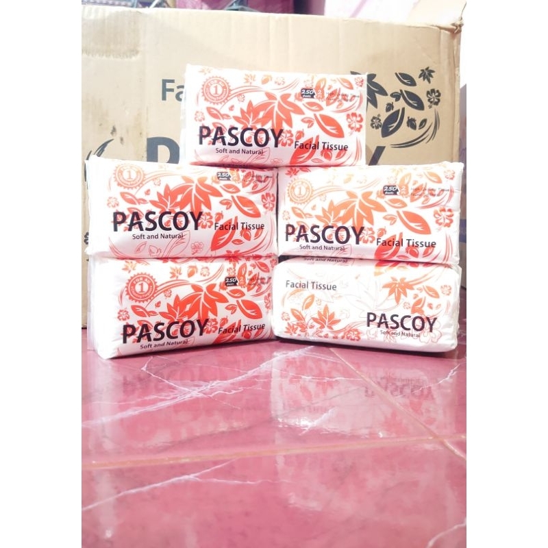 Jual TISU WAJAH PASCOY 250 Sheets 2ply (5pcs) | Shopee Indonesia