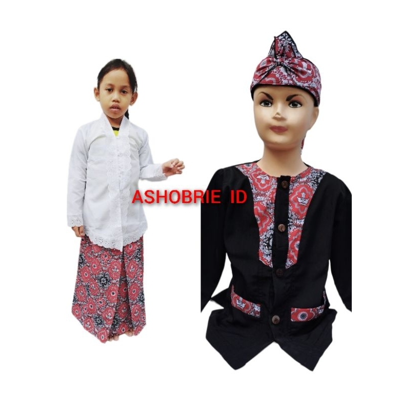 Jual couple-Baju kebaya&pangisi anak sekolah Paud,TK,SD/baju adat