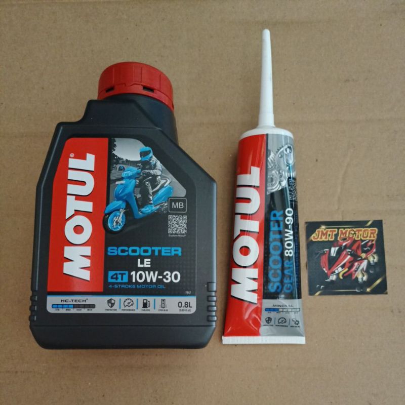 Jual Motul Paket Oli Matic Scooter Le W Ml Motul Scooter Gear Shopee Indonesia