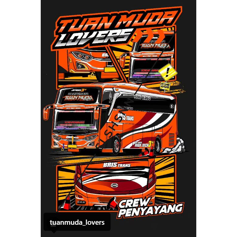 Jual Stiker Bus Mania Bus Artis Tuan Muda Lovers Cutting Laser Sticker Shopee Indonesia 