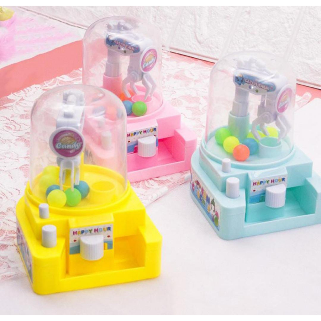 Jual MAINAN CLAW MACHINE TOY MESIN CAPIT MINI BOLA / MAINAN ANAK BALL