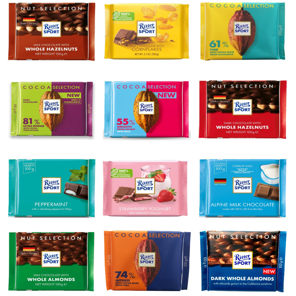 Jual Ritter Sport All Variant 100g | Shopee Indonesia