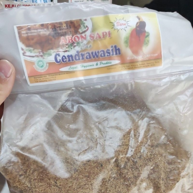 Jual abon sapi 1kg cap cendrawasih/jago | Shopee Indonesia