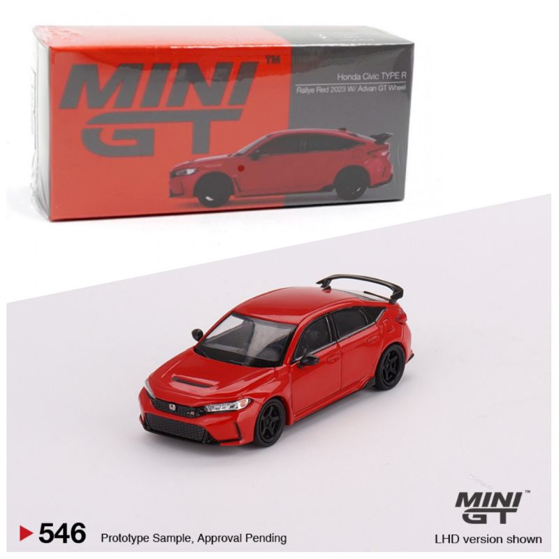 Jual Mini Gt Honda Civic Type R Rallye Red 2023 W Advan Gt Wheel