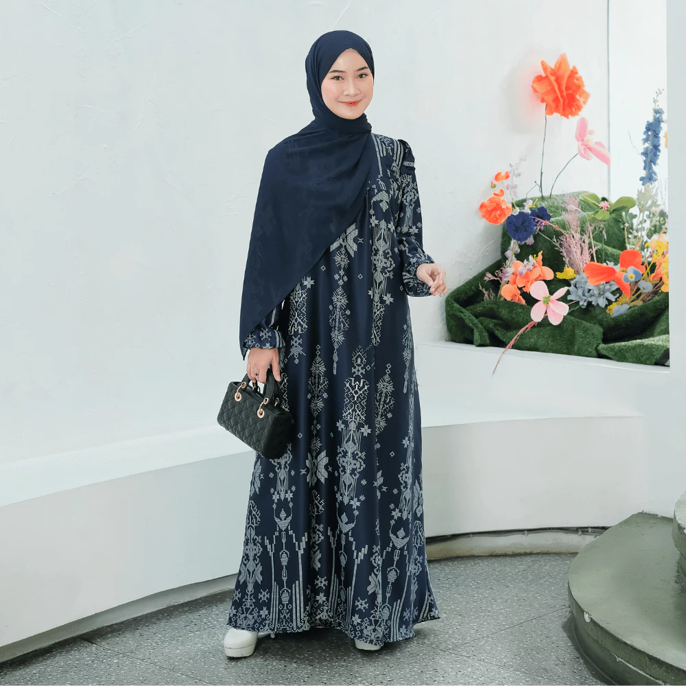 Gamis Kondangan SHIRINZEIN Thalia tampilan depan