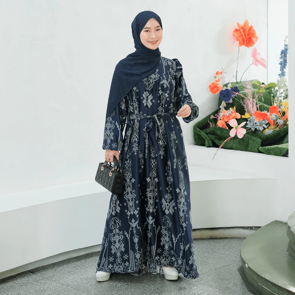 Detail bahan dan lengan balon SHIRINZEIN Thalia