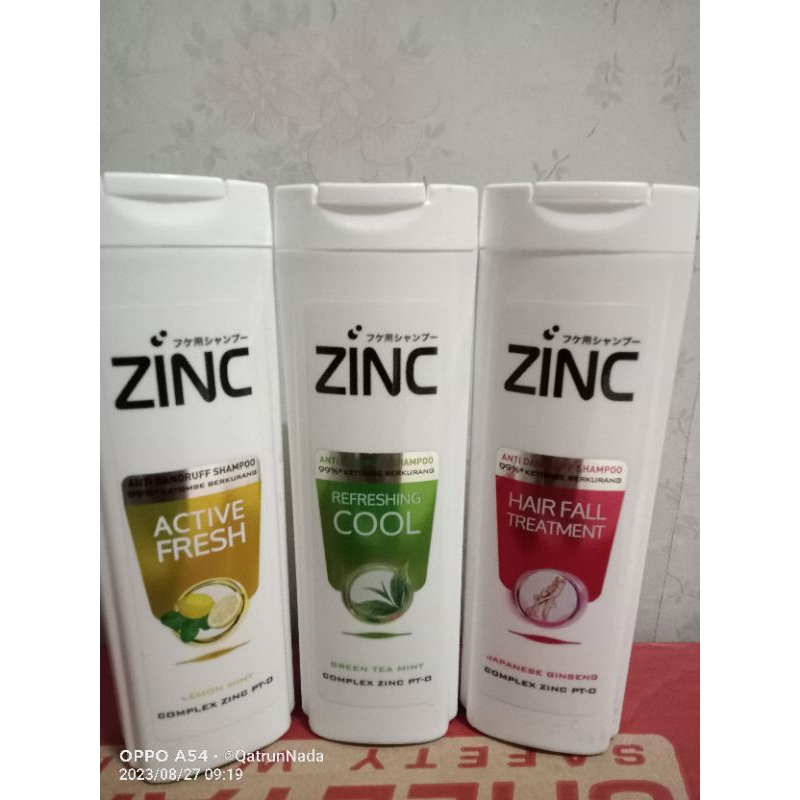Jual shampoo ZINC 170ml | Shopee Indonesia