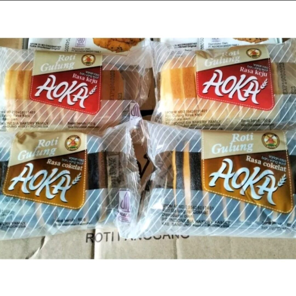 Jual Roti Gulung Aoka Nuchans Mart | Shopee Indonesia