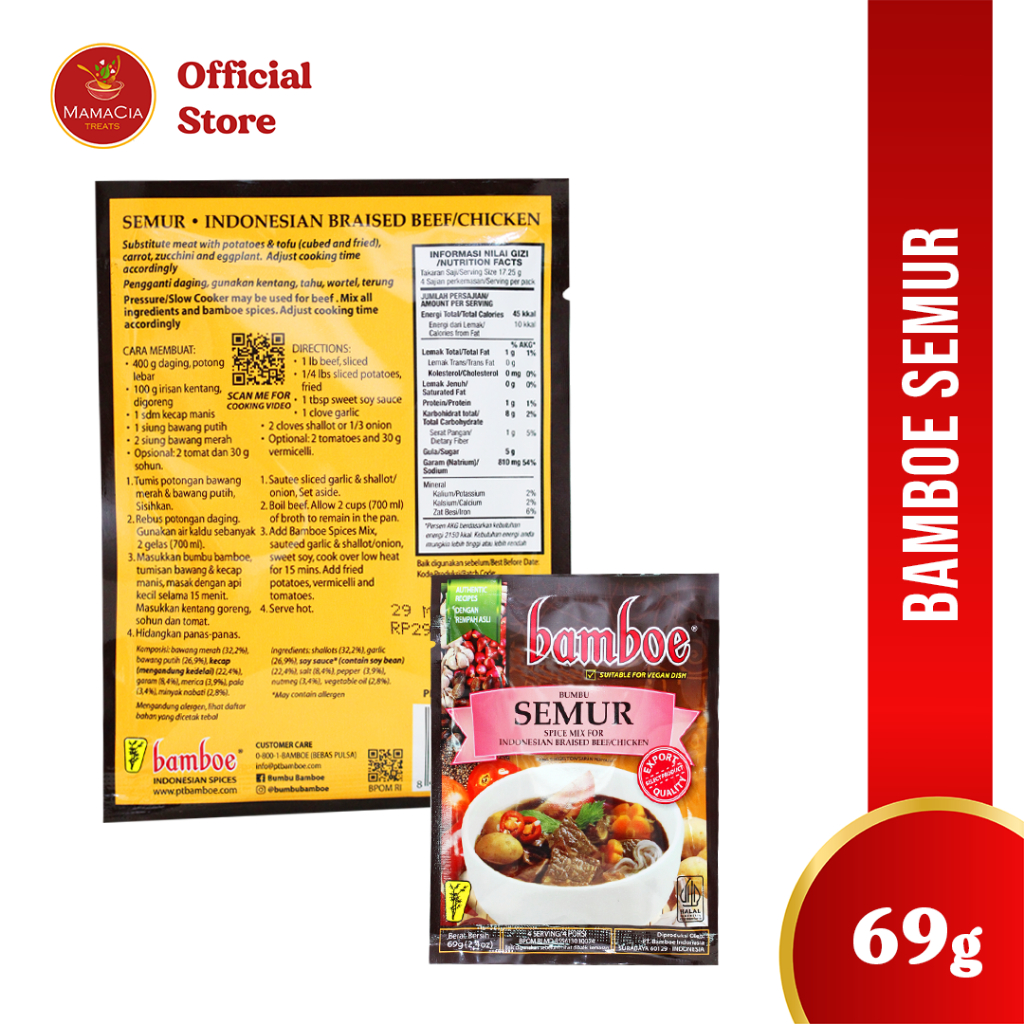 Jual Bamboe Bumbu Dapur Instan Export All Varian Empal Soto Nasi Goreng Shopee Indonesia