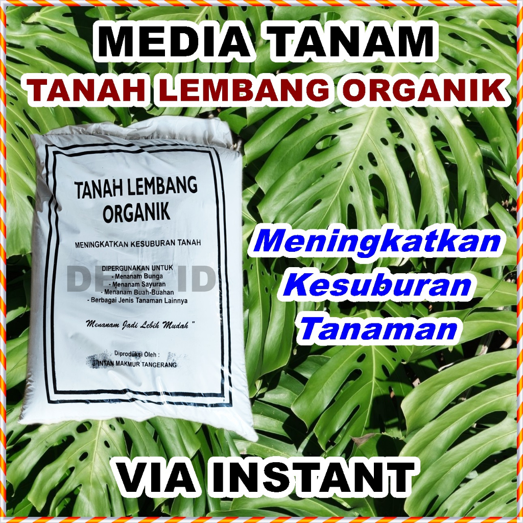 Tanah Lembang Media Tanam Organik Via Instant Intan Makmur