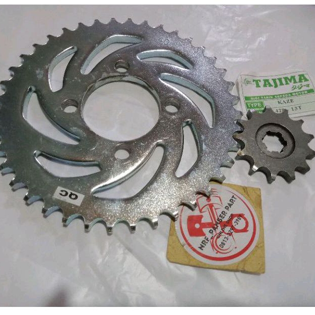 Jual GEARSET DEPAN+BELAKANG GIR SET/GEAR KAWASAKI KAZE R BLITZ R EDGE