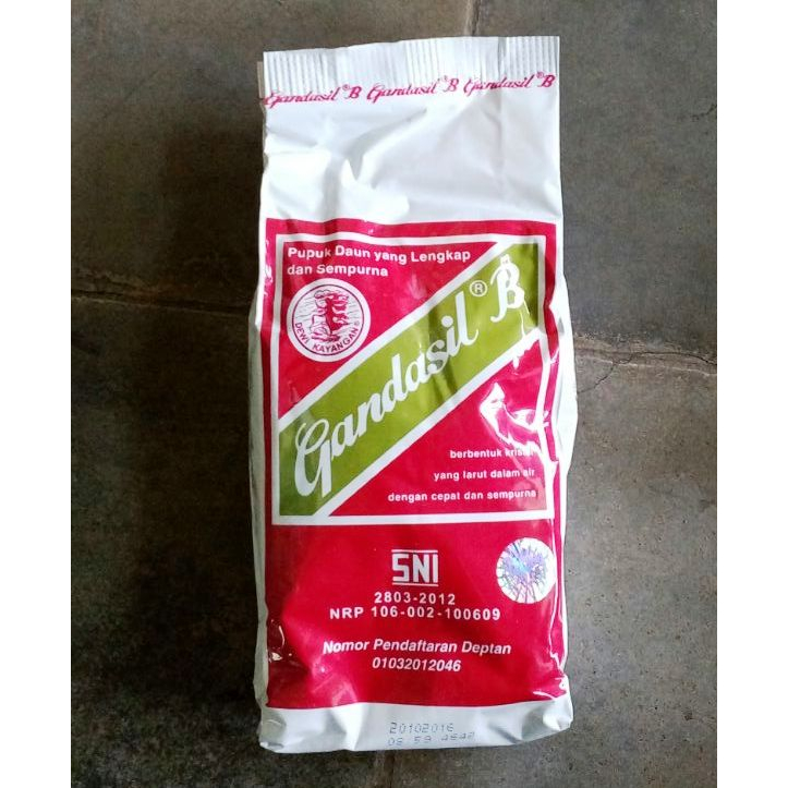 Jual Pupuk Pertumbuhan Bunga Dan Buah Gandasil B 100 Gram | Shopee ...