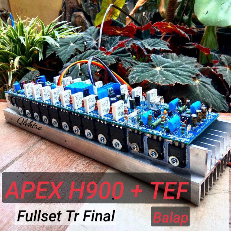 Jual Fullset Kit Driver Amp APEX H900 TEF 2U | Professional Class H