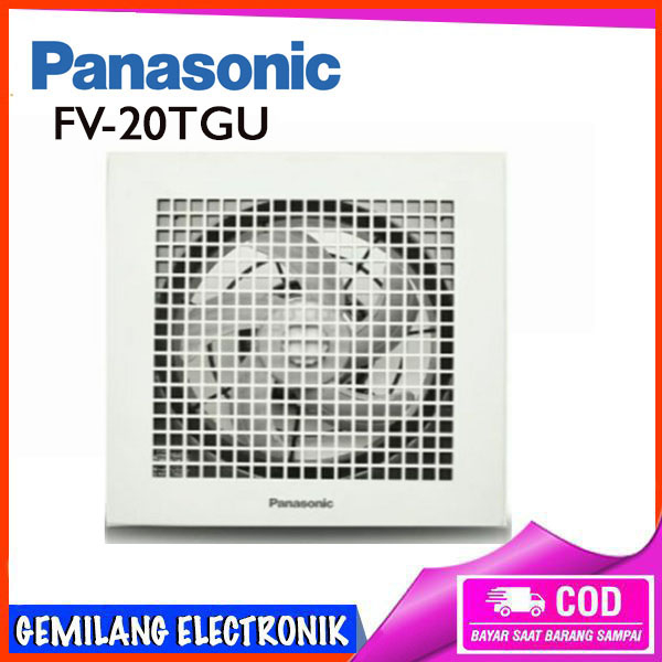 Jual PANASONIC FV-20TGU5 EXHAUST CEILING FAN PLAFON PLAFOND 8 INCH ...