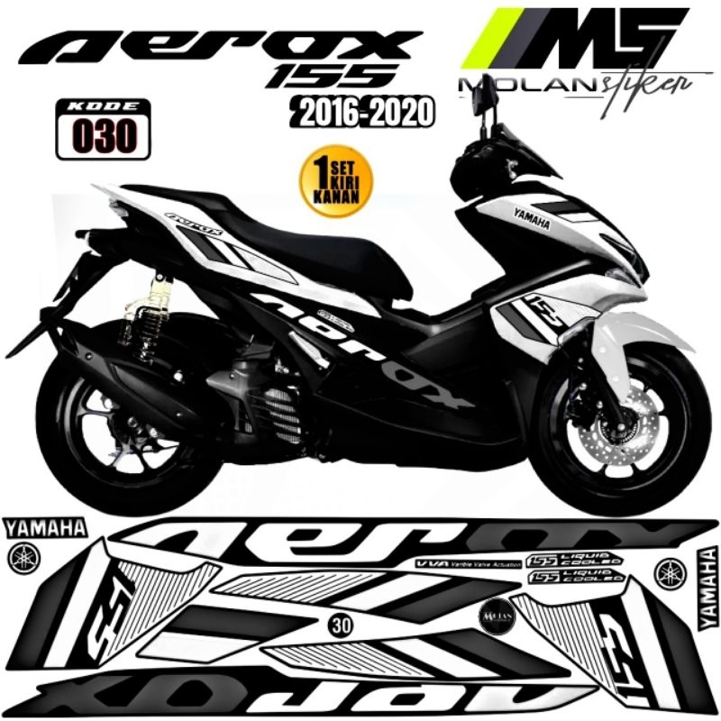Jual Decal Sticker Striping Variasi Aerox Old Aerox 155 Old 2016-2019 ...