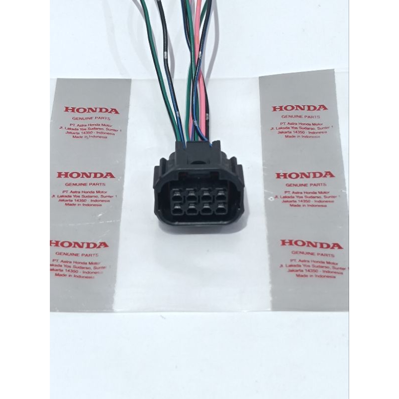 Jual soket lampu depan headlamp HL pin 8 original part Honda fI new CB ...
