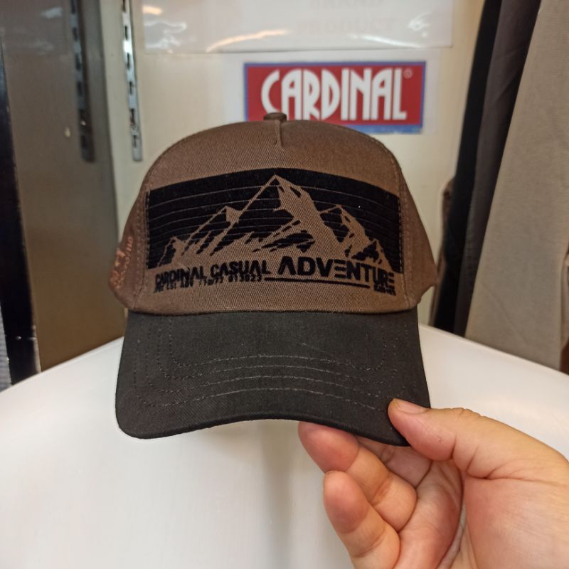 Jual CARDINAL Original Hat Topi Casual Coklat 487 | Shopee Indonesia