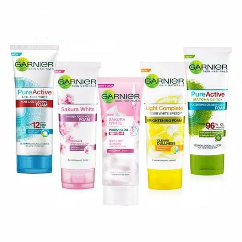 Jual GARNIER FACE WASH BRIGHT COMPLETE VITAMIN C 100 ML Shopee Indonesia