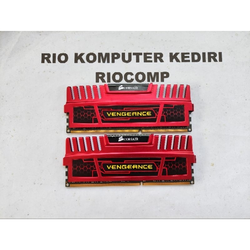 Jual Memory Ram gaming PC long dim dual channel kit 8gb corsair ddr3 2x ...