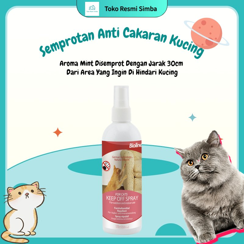 Jual BIOLINE Sofa Semprot Pengusir Kucing Anti Gores Kucing Spray Pengusir Kucing Anti Cakaran